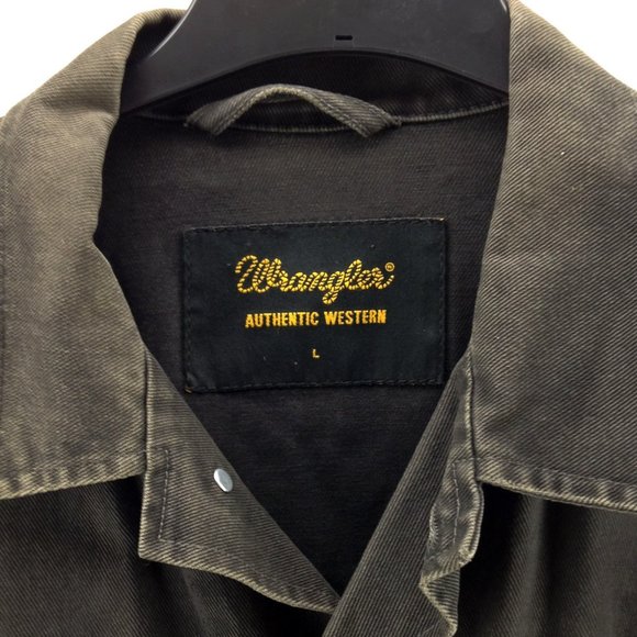 COPY - Wrangler - Well-Loved Denim Jacket - Black - Large - Picture 3 of 10